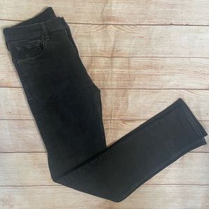 7 For All Mankind Straight Black Jeans Womens Size 32